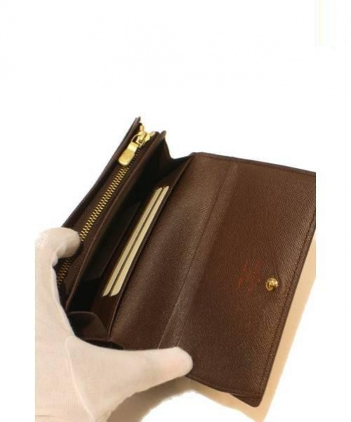 LOUIS VUITTON（ルイ ヴィトン）LOUIS VUITTON (ルイヴィトン) ポルトモネビエトレゾール エベヌ サイズ:- ダミエ N61730 CA2089の古着・服飾アイテム