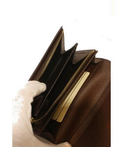 LOUIS VUITTON（ルイ ヴィトン）LOUIS VUITTON (ルイヴィトン) ポルトモネビエトレゾール エベヌ サイズ:- ダミエ N61730 CA2089の古着・服飾アイテム