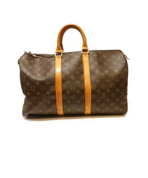 LOUIS VUITTON（ルイ ヴィトン）LOUIS VUITTON (ルイヴィトン) キーポル45 ブラウン サイズ:45 モノグラム M41428 　 　 SP0957の古着・服飾アイテム
