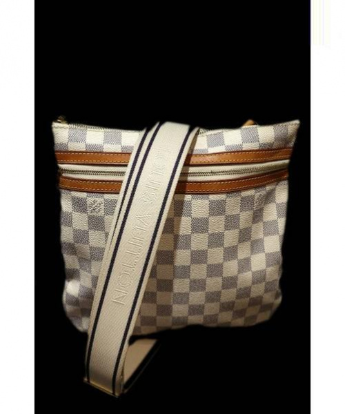 LOUIS VUITTON（ルイ ヴィトン）LOUIS VUITTON (ルイヴィトン) ポシェット・ボスフォール ホワイト サイズ:- ダミエ・アズール N51112 MI3087 ポシェット・ボスフォールの古着・服飾アイテム