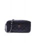 CHANEL（シャネル）の古着「キャビアスキンチェーンセミショルダーバッグ」｜ブラック