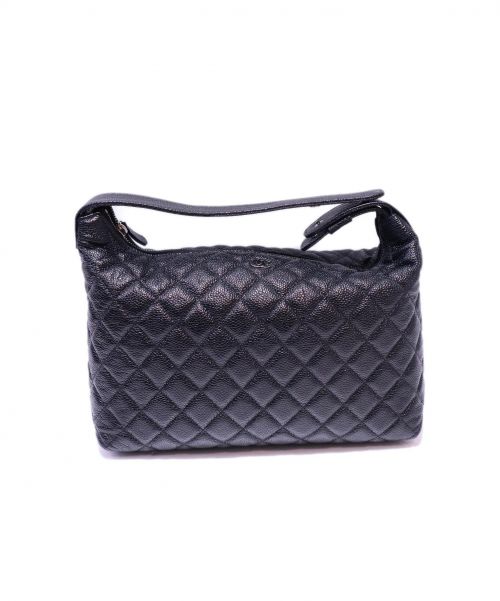 CHANEL（シャネル）CHANEL (シャネル) ワンショルダーバッグ ブラック マトラッセ 17794949の古着・服飾アイテム