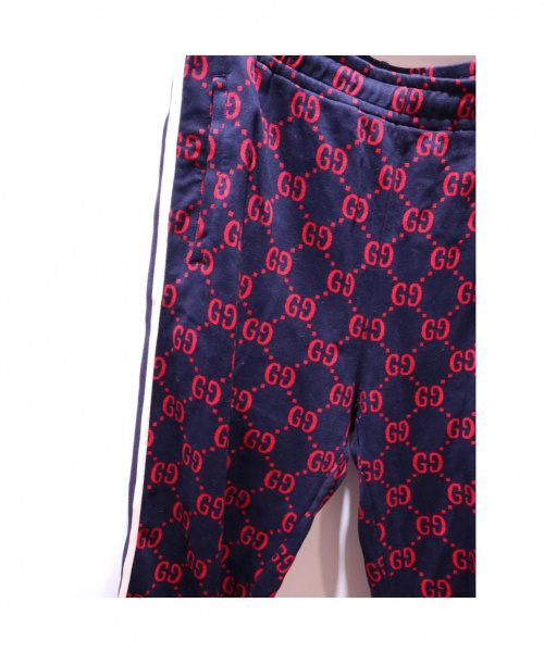 GUCCI（グッチ）GUCCI (グッチ) GGジャカード ジョギングパンツ ネイビー サイズ:XL 496920　の古着・服飾アイテム