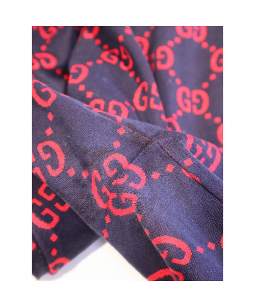 GUCCI（グッチ）GUCCI (グッチ) GGジャカード ジョギングパンツ ネイビー サイズ:XL 496920　の古着・服飾アイテム