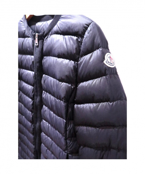 MONCLER（モンクレール）MONCLER (モンクレール) ライトダウンコート ブラック サイズ:1 HEMATITEの古着・服飾アイテム