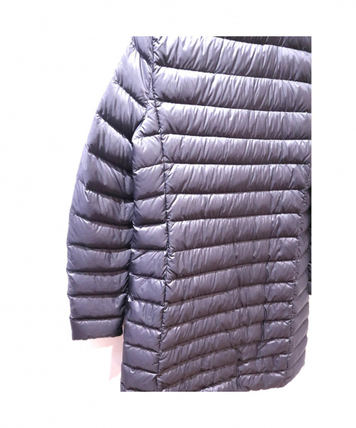 MONCLER（モンクレール）MONCLER (モンクレール) ライトダウンコート ブラック サイズ:1 HEMATITEの古着・服飾アイテム