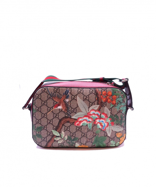 GUCCI（グッチ）GUCCI (グッチ) クロスボディバッグスプリーム レッド 450947の古着・服飾アイテム