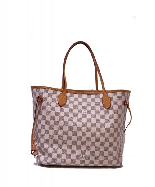 LOUIS VUITTON（ルイ ヴィトン）LOUIS VUITTON (ルイヴィトン) ネヴァーフルMM ホワイト サイズ:MM アズール N51107 SA3160の古着・服飾アイテム