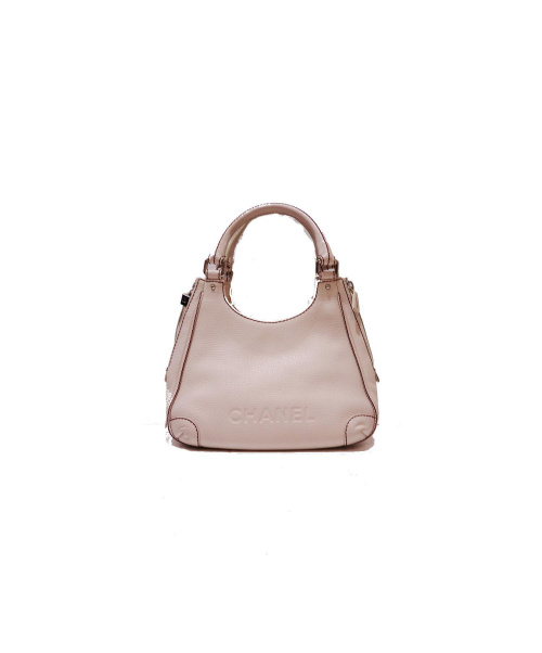 CHANEL（シャネル）CHANEL (シャネル) ロゴレザータッセルハンドバッグ ホワイト 8534095の古着・服飾アイテム