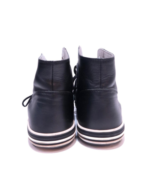 CHANEL（シャネル）CHANEL (シャネル) ココマークハイカットスニーカー ブラック サイズ:391/2 1626559の古着・服飾アイテム