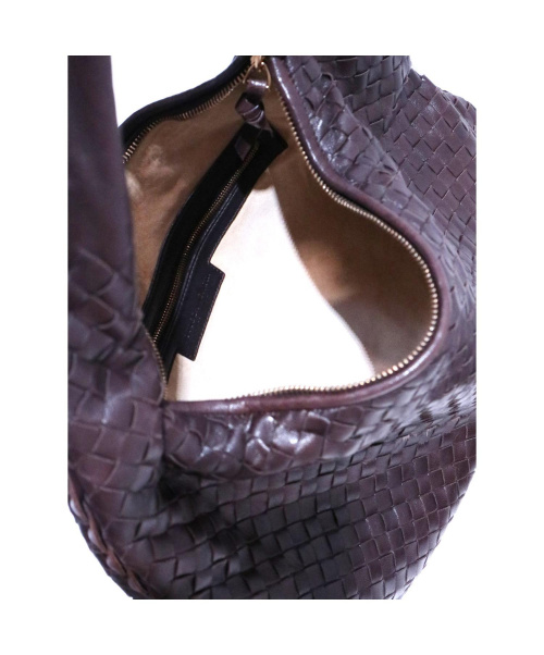 BOTTEGA VENETA（ボッテガベネタ）BOTTEGA VENETA (ボッテガベネタ) ハンドバッグ ブラウン イントレチャート 115653の古着・服飾アイテム