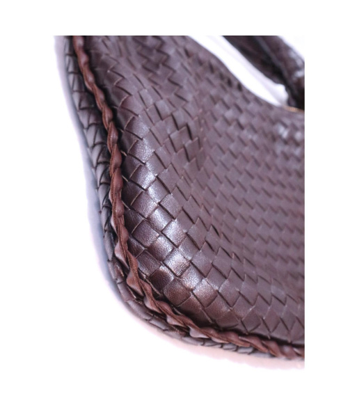 BOTTEGA VENETA（ボッテガベネタ）BOTTEGA VENETA (ボッテガベネタ) ハンドバッグ ブラウン イントレチャート 115653の古着・服飾アイテム