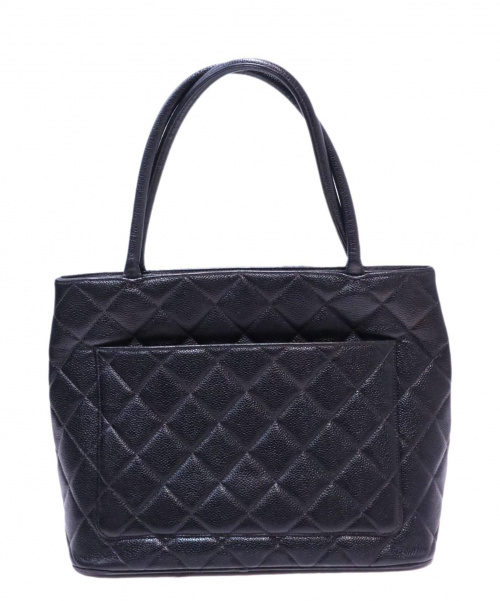 CHANEL（シャネル）CHANEL (シャネル) 復刻トート ブラック キャビア A01804 7785488の古着・服飾アイテム