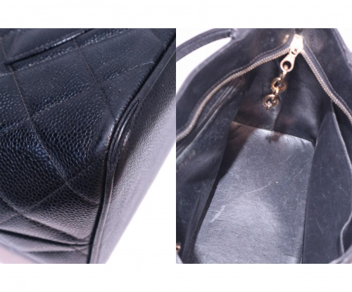CHANEL（シャネル）CHANEL (シャネル) 復刻トート ブラック キャビア A01804 7785488の古着・服飾アイテム