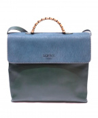 LOEWEロエベ）の古着「ショルダーバッグ」｜ブルー×グリーン