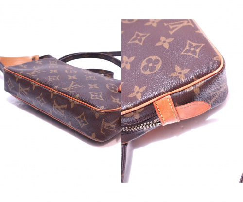 LOUIS VUITTON（ルイ ヴィトン）LOUIS VUITTON (ルイヴィトン) [OLD]ポシェットマルリーバンドリエール エベヌ サイズ:- モノグラム M51828 854の古着・服飾アイテム