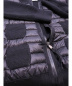 中古・古着 MONCLER (モンクレール) ダウン切替ニットカーディガン ブラック サイズ:S：39800円
