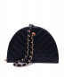 CHANEL（シャネル）の古着「サテンチェーンショルダーバッグ」｜ブラック