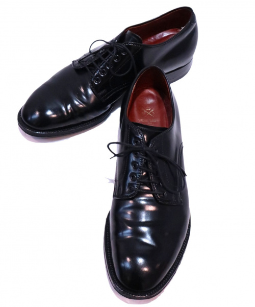 Alden（オールデン）ALDEN × SHIPS (オールデン × シップス) プレーントゥシューズ ブラック サイズ:9D 53885  モディファイドラスト　コードバンの古着・服飾アイテム