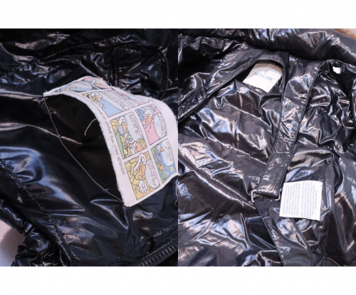 MONCLER（モンクレール）MONCLER (モンクレール) ファー付ダウンジャケット ブラック サイズ:0 ROD　44502/91/68950の古着・服飾アイテム