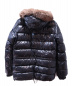 MONCLER (モンクレール) ファー付ダウンジャケット ブラック サイズ:0 ROD　44502/91/68950：64800円