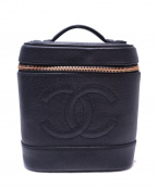 CHANELシャネル）の古着「バニティバッグ」｜ブラック
