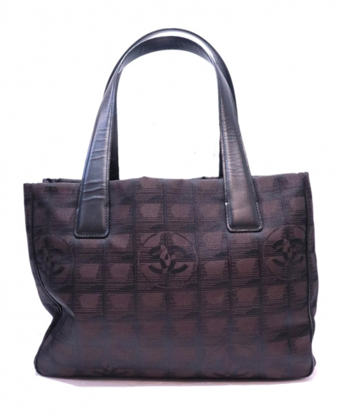 CHANEL（シャネル）CHANEL (シャネル) ハンドバッグ ブラウン ニュートラベルライン 9920733の古着・服飾アイテム