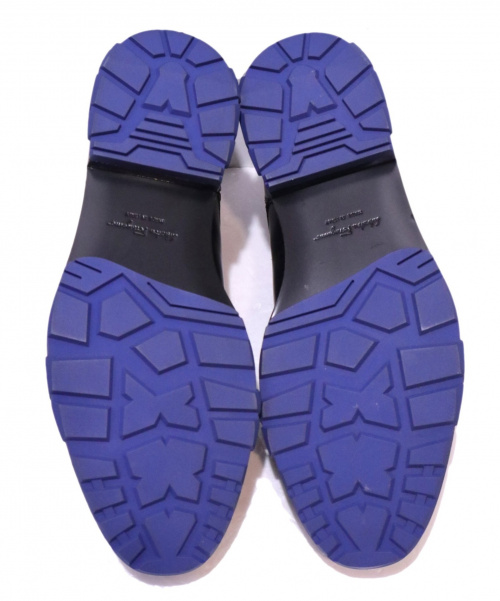 Salvatore Ferragamo（サルヴァトーレ フェラガモ）Salvatore Ferragamo (サルヴァトーレ フェラガモ) レザーシューズ ブラック×ブルー サイズ:51/2の古着・服飾アイテム