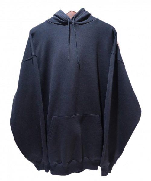 BALENCIAGA（バレンシアガ）BALENCIAGA (バレンシアガ) バックプリントロゴパーカー ブラック サイズ:L 17AWの古着・服飾アイテム