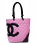 CHANEL（シャネル）の古着「トートバッグ」｜ブラック×ピンク