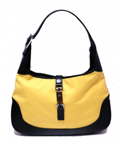 ☆格安・シリアル付☆GUCCI GG柄 ジャッキー ハンドバッグ イエロー ☆格安・シリアル付☆GUCCI GG柄 ジャッキー ハンドバッグ イエロー