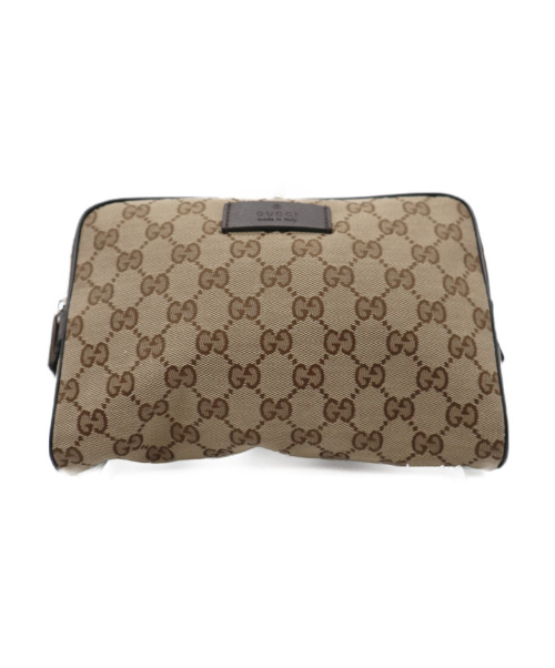 GUCCI（グッチ）GUCCI (グッチ) ウエストバッグ ベージュ GG 449174 527066の古着・服飾アイテム