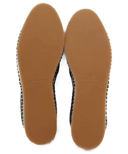 BOTTEGA VENETA（ボッテガベネタ）BOTTEGA VENETA (ボッテガヴェネタ) イントレチャートエスパドリーユ ブラック サイズ:SIZE 36の古着・服飾アイテム
