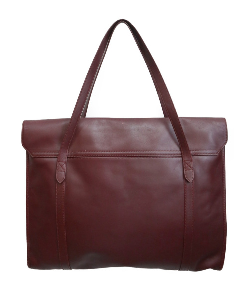 Cartier（カルティエ）Cartier (カルティエ) [OLD]トートバッグ ボルドーの古着・服飾アイテム