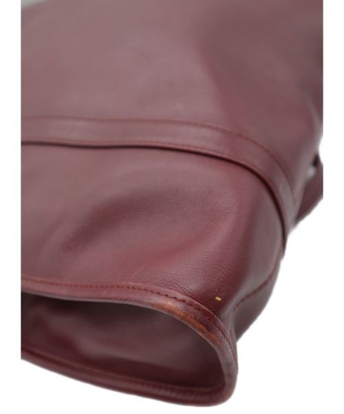 Cartier（カルティエ）Cartier (カルティエ) [OLD]トートバッグ ボルドーの古着・服飾アイテム