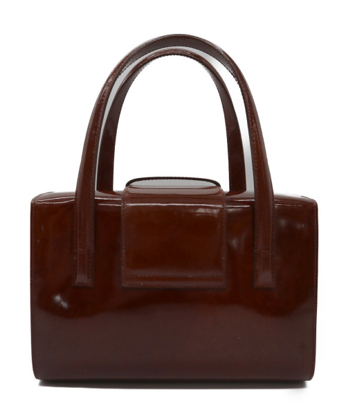Cartier（カルティエ）Cartier (カルティエ) [OLD]ハンドバッグ ブラウン パンテールの古着・服飾アイテム