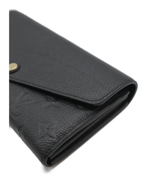 LOUIS VUITTON（ルイ ヴィトン）LOUIS VUITTON (ルイヴィトン) ポルトフォイユ サラ ノアール モノグラム・アンプラント M61182 CA2167の古着・服飾アイテム