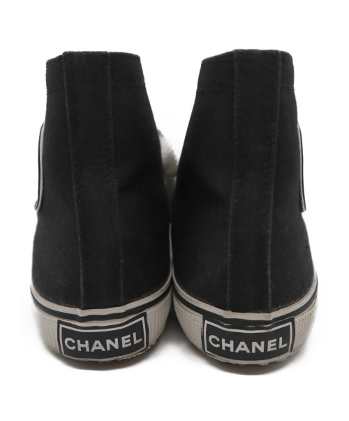 CHANEL（シャネル）CHANEL (シャネル) [OLD]ヴィンテージココマークスニーカー ブラック サイズ:37の古着・服飾アイテム