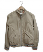 BURBERRYバーバリー）の古着「Cotton Gabardine Harrington Ja」｜ベージュ