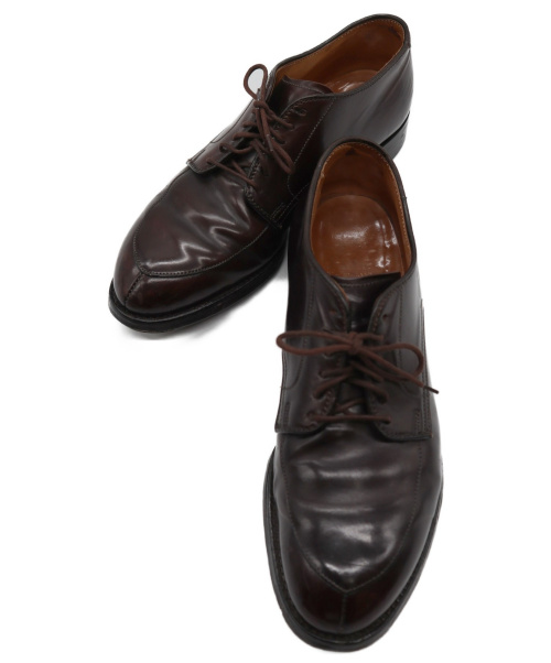 Alden（オールデン）ALDEN (オールデン) Vチップシューズ ブラウン サイズ:61/2の古着・服飾アイテム