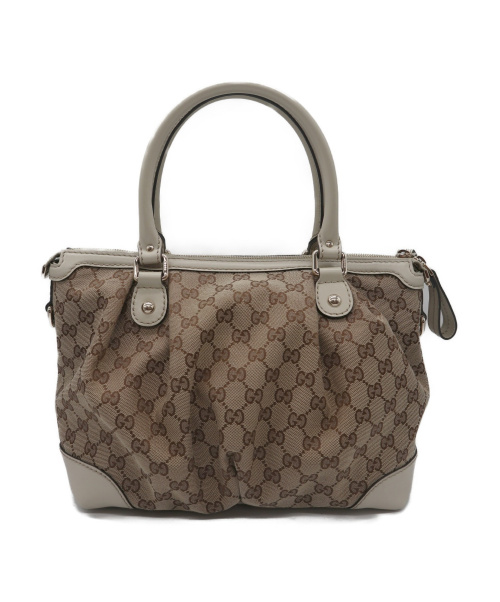 GUCCI（グッチ）GUCCI (グッチ) 2WAYショルダーバッグ ベージュ 247902 525040の古着・服飾アイテム