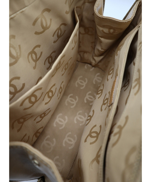 CHANEL（シャネル）CHANEL (シャネル) ワイルドステッチハンドバッグ ベージュ A14693 7369524の古着・服飾アイテム
