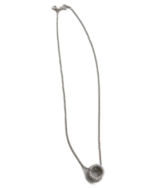 BVLGARI（ブルガリ）BVLGARI (ブルガリ) ビーゼロワン スモールラウンド ペンダントネックレ シルバーの古着・服飾アイテム