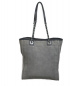 CHANEL (シャネル) ロゴチェーントートバッグ グレー A67001 16058765：69800円