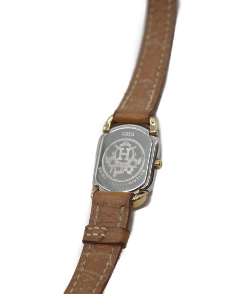 HERMES（エルメス）HERMES (エルメス) レザーベルトウォッチ ラリー クォーツ 替えベルト付の古着・服飾アイテム