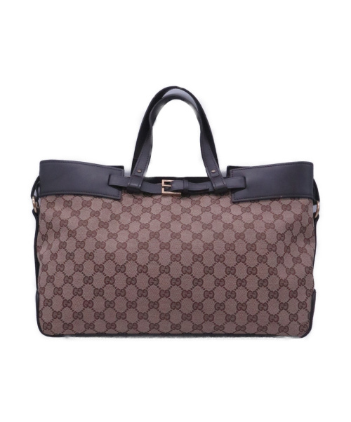 GUCCI（グッチ）GUCCI (グッチ) GG柄ハンドバッグ ベージュ 106251 106251の古着・服飾アイテム