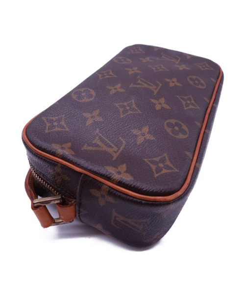 LOUIS VUITTON（ルイ ヴィトン）LOUIS VUITTON (ルイヴィトン) ポシェットシテ ブラウン モノグラム M51183 DU0023の古着・服飾アイテム