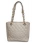 CHANEL（シャネル）の古着「チェーントートバッグ」｜ベージュ