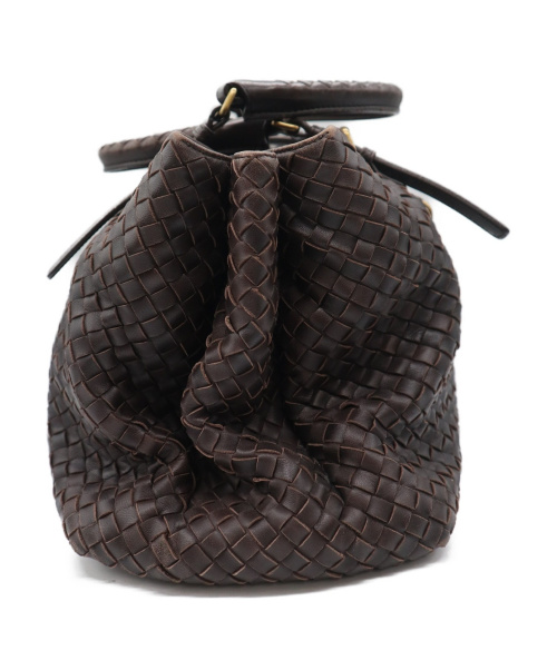 BOTTEGA VENETA（ボッテガベネタ）BOTTEGA VENETA (ボッテガヴェネタ) ローマバッグ ブラウン 171265 V7782 1301の古着・服飾アイテム