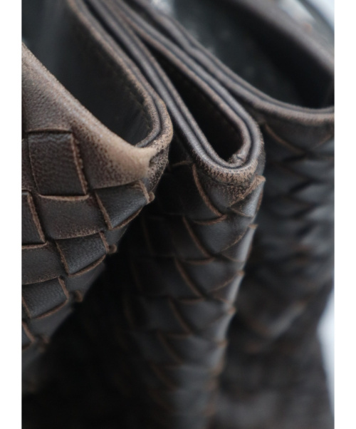 BOTTEGA VENETA（ボッテガベネタ）BOTTEGA VENETA (ボッテガヴェネタ) ローマバッグ ブラウン 171265 V7782 1301の古着・服飾アイテム
